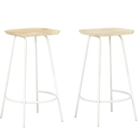 Taburetes de cocina 2 unidades madera maciza de mango de , Taburetes de cocina - Ref: Foro24-320649, Precio: 159,05 €, Descue...