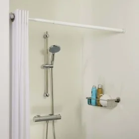 Sealskin Telescopic shower curtain rod white 80-130 cm by , shower bars - Ref: Foro24-436881, Price: 21,65 €, Discount: %