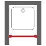 Sealskin Telescopic shower curtain rod white 80-130 cm by , shower bars - Ref: Foro24-436881, Price: 23,55 €, Discount: %