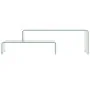 Set mesas de centro 2 pzas vidrio templado 90x30x20/110x30x40cm de , Mesas de centro - Ref: Foro24-284728, Precio: 196,95 €, ...
