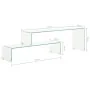 Set mesas de centro 2 pzas vidrio templado 90x30x20/110x30x40cm de , Mesas de centro - Ref: Foro24-284728, Precio: 196,95 €, ...