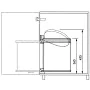 Hailo Compact-Box Cabinet Trash Can Size M 15 L White 3555-001 by , Garbage cans and trash cans - Ref: Foro24-415440, Price: ...