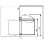 Hailo Schrank-Abfalleimer Compact-Box Größe M 15 L weiß 3555-001 von , Mülltonnen und Mülltonnen - Ref: Foro24-415440, Preis:...