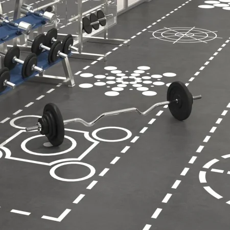 Barbell set with 30 kg cast iron and chrome-plated steel discs. by , free weight - Ref: Foro24-93629, Price: 120,56 €, Discou...