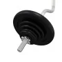 Barbell set with 30 kg cast iron and chrome-plated steel discs. by , free weight - Ref: Foro24-93629, Price: 120,56 €, Discou...