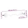 Barbell set with 30 kg cast iron and chrome-plated steel discs. by , free weight - Ref: Foro24-93629, Price: 120,56 €, Discou...