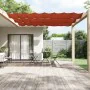 Vertical awning in terracotta color, made of Oxford fabric, measuring 60x1000 cm. by , Umbrellas - Ref: Foro24-148351, Price:...