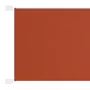 Vertical awning in terracotta color, made of Oxford fabric, measuring 60x1000 cm. by , Umbrellas - Ref: Foro24-148351, Price:...