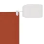Vertical awning in terracotta color, made of Oxford fabric, measuring 60x1000 cm. by , Umbrellas - Ref: Foro24-148351, Price:...