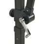 Garden cantilever umbrella with double black cover 250x250 cm by , Umbrellas - Ref: Foro24-312356, Price: 235,73 €, Discount: %