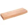 Light brown treated oak wood wall shelf 60x20x6cm by , Shelves and shelves - Ref: Foro24-363643, Price: 60,49 €, Discount: %