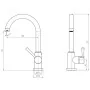 SCHÜTTE CORNWALL stainless steel sink mixer tap by , Faucets - Ref: Foro24-425821, Price: 89,15 €, Discount: %
