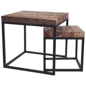 H&S Collection Set of 2 teak wood side tables by , Side tables - Ref: Foro24-436202, Price: 163,85 €, Discount: %