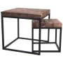 H&S Collection Set of 2 teak wood side tables by , Side tables - Ref: Foro24-436202, Price: 163,85 €, Discount: %