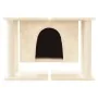 Cat scratcher with cream-colored sisal posts 50 cm by , Cat furniture - Ref: Foro24-171657, Price: 48,99 €, Discount: %