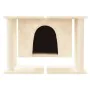 Rascador para gatos con postes de sisal color crema 50 cm de , Mobiliario para gatos - Ref: Foro24-171657, Precio: 48,93 €, D...