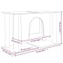 Rascador para gatos con postes de sisal color crema 50 cm de , Mobiliario para gatos - Ref: Foro24-171657, Precio: 48,93 €, D...