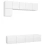 Wohnzimmermöbel-Set TV 5-teilig aus weißem Ingenieurholz von , TV-Möbel - Ref: Foro24-3078693, Preis: 192,56 €, Rabatt: %
