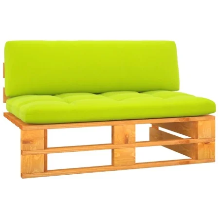 Central pallet sofa for garden made of brown honey impregnated pine wood by , Modular outdoor sofas - Ref: Foro24-3066527, Pr...