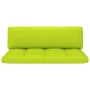 Mittiger Paletten-Sofa für den Garten aus imprägniertem Kiefernholz in Honigbraun. von , Modulare Sofas für den Außenbereich ...