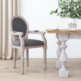 Dark gray velvet dining chair 54x56x96.5 by , dining chairs - Ref: Foro24-344484, Price: 180,65 €, Discount: %