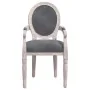 Dark gray velvet dining chair 54x56x96.5 by , dining chairs - Ref: Foro24-344484, Price: 180,60 €, Discount: %