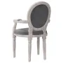 Dark gray velvet dining chair 54x56x96.5 by , dining chairs - Ref: Foro24-344484, Price: 180,60 €, Discount: %