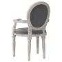 Dunkelgraues Samt-Esszimmerstuhl 54x56x96,5 von , Essstühle - Ref: Foro24-344484, Preis: 180,65 €, Rabatt: %