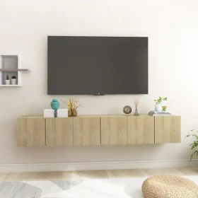 Hängende Wohnzimmermöbel, 3 Stück, Sonoma-Eiche, 60x30x30 cm. von , TV-Möbel - Ref: Foro24-804519, Preis: 95,12 €, Rabatt: %