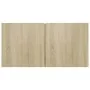 Hängende Wohnzimmermöbel, 3 Stück, Sonoma-Eiche, 60x30x30 cm. von , TV-Möbel - Ref: Foro24-804519, Preis: 95,12 €, Rabatt: %
