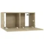 Hängende Wohnzimmermöbel, 3 Stück, Sonoma-Eiche, 60x30x30 cm. von , TV-Möbel - Ref: Foro24-804519, Preis: 95,12 €, Rabatt: %