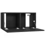 Hängende Wohnzimmermöbel, 2 Stück, schwarz, 60x30x30 cm. von , TV-Möbel - Ref: Foro24-804512, Preis: 74,16 €, Rabatt: %