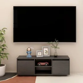 TV-Möbel aus massiver Kiefer in Grau, 110x30x40 cm. von , TV-Möbel - Ref: Foro24-809902, Preis: 59,21 €, Rabatt: %