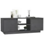 TV-Möbel aus massiver Kiefer in Grau, 110x30x40 cm. von , TV-Möbel - Ref: Foro24-809902, Preis: 59,21 €, Rabatt: %