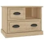 Bedside table in Sonoma oak color, 60x39x45 cm by , Nightstands - Ref: Foro24-816363, Price: 67,63 €, Discount: %