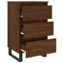 Mesitas noche 2 uds madera ingeniería marrón roble 40x35x69 cm de , Mesitas de noche - Ref: Foro24-826955, Precio: 79,29 €, D...