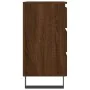 Mesitas noche 2 uds madera ingeniería marrón roble 40x35x69 cm de , Mesitas de noche - Ref: Foro24-826955, Precio: 79,29 €, D...