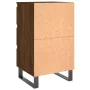 Mesitas noche 2 uds madera ingeniería marrón roble 40x35x69 cm de , Mesitas de noche - Ref: Foro24-826955, Precio: 79,29 €, D...