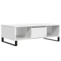 High gloss white engineered wood coffee table 104x60x35 cm by , Coffee table - Ref: Foro24-827094, Price: 126,64 €, Discount: %
