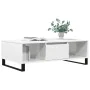 High gloss white engineered wood coffee table 104x60x35 cm by , Coffee table - Ref: Foro24-827094, Price: 126,64 €, Discount: %