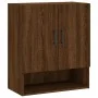Engineered wood brown oak wall cabinet 60x31x70 cm by , Lockers and storage cabinets - Ref: Foro24-829923, Price: 61,46 €, Di...