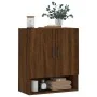 Engineered wood brown oak wall cabinet 60x31x70 cm by , Lockers and storage cabinets - Ref: Foro24-829923, Price: 61,46 €, Di...