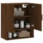 Engineered wood brown oak wall cabinet 60x31x70 cm by , Lockers and storage cabinets - Ref: Foro24-829923, Price: 61,46 €, Di...