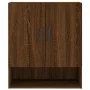 Engineered wood brown oak wall cabinet 60x31x70 cm by , Lockers and storage cabinets - Ref: Foro24-829923, Price: 61,46 €, Di...