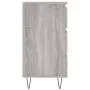 Bedside table made of gray Sonoma engineered wood, measuring 40x35x69 cm. by , Nightstands - Ref: Foro24-826936, Price: 54,60...