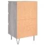 Bedside table made of gray Sonoma engineered wood, measuring 40x35x69 cm. by , Nightstands - Ref: Foro24-826936, Price: 54,60...