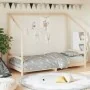 Solid pine wood children's bed frame 90x200 cm by , Cribs and beds for children - Ref: Foro24-835703, Price: 119,05 €, Discou...
