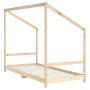 Massives Kiefernholz-Kinderbettgestell 90x200 cm von , Kinderbetten und Betten für Kinder - Ref: Foro24-835703, Preis: 119,05...