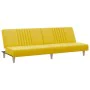 Sofá cama de tela amarillo claro de , Sofás - Ref: Foro24-351885, Precio: 225,47 €, Descuento: %