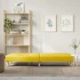 Sofá cama de tela amarillo claro de , Sofás - Ref: Foro24-351885, Precio: 225,47 €, Descuento: %
